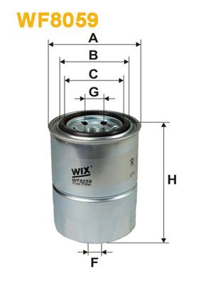WIX FILTERS Топливный фильтр WF8059
